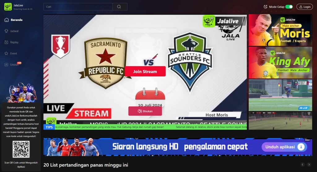 Rasakan Sensasi Streaming Langsung dengan Jalalive